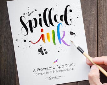 Procreate Brushes | Procreate App Brush | Streaky Brush | Raw Brush | Typography Brush | Brush Pack | Digital Art Brush