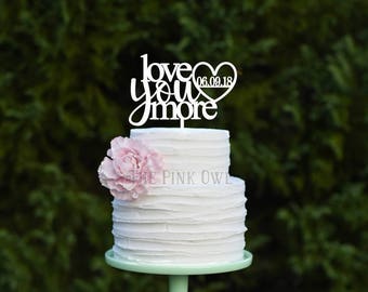 Custom Wedding  Cake  Topper  All of Me Loves All of You  Cake 