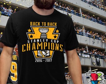 Pittsburgh Penguins Stanley Cup Champions Shirt | Back to Back Stanley Cup Champions Shirt | Penguins Shirt | Pens Men Women Unisex T Shirt