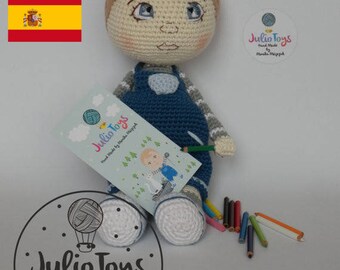 Julio - crochet boy - PDF pattern