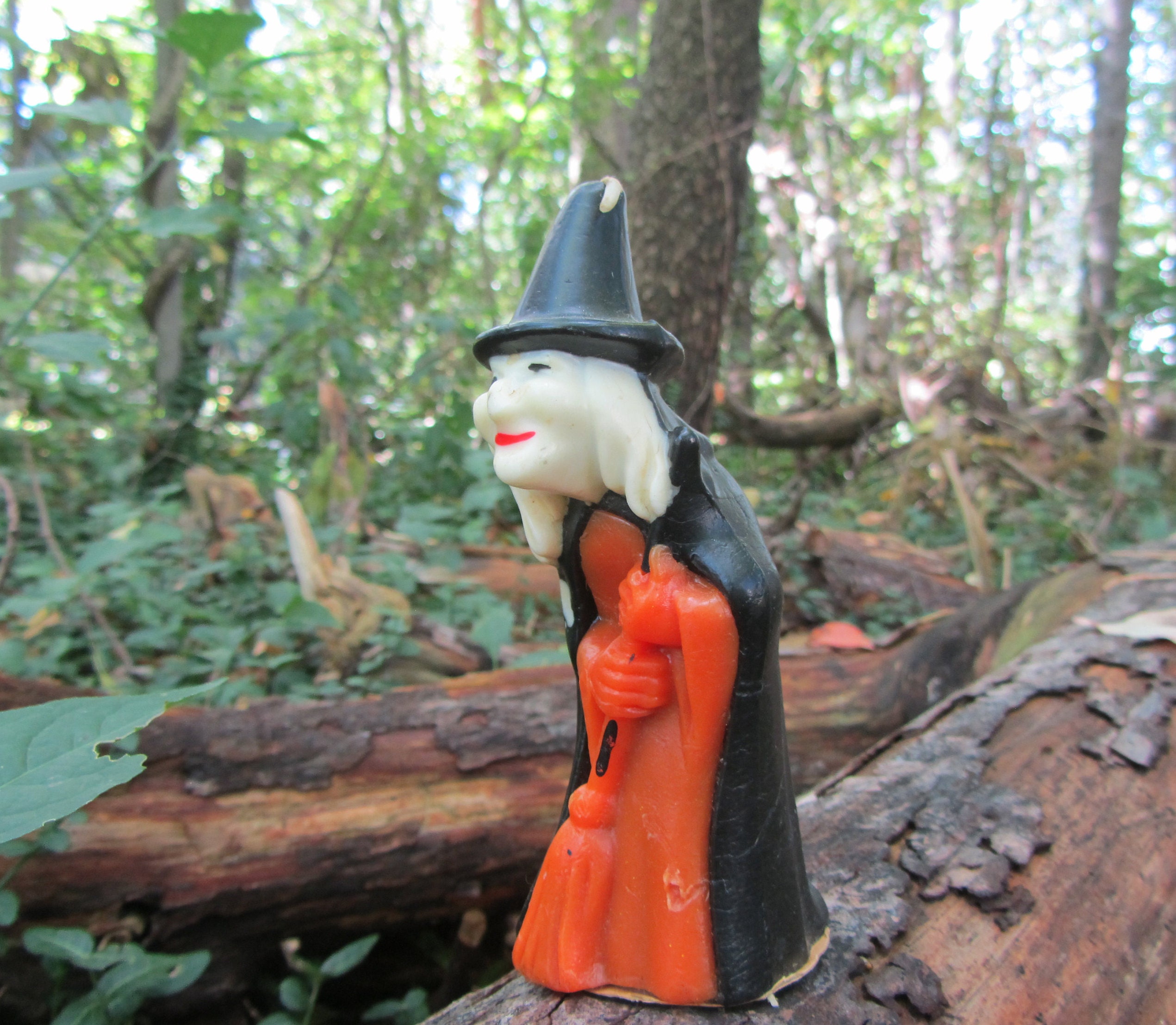 Vintage Gurley Witch Candle Hunchback