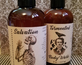 Shower Gel Body Wash Nevermore Body Company Fall Halloween