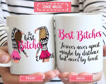 Personalised The Best Biches, Funny Mug, You're my favorite Bitch, Best Friend, Best Bitches, Gift, Girlfriend, Favorite Friend