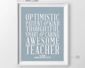 Christmas Gift for Teacher Gift Ideas for Teacher Gift for School Teacher Personalized Teacher Gift from Student Professor Gift Idea
