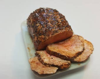 1:6 scale Beef Roast Barbie blythe doll diorama playscale
