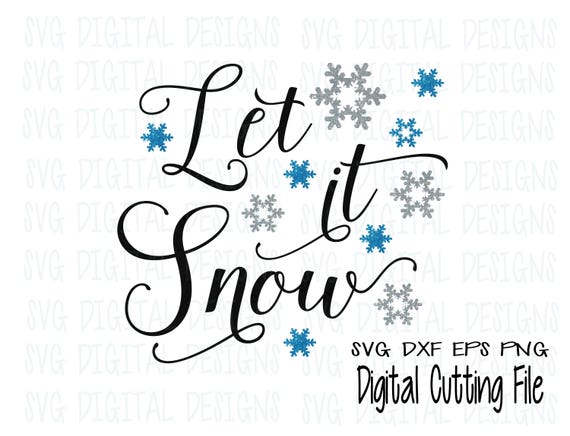 Free Free 97 Silhouette Let It Snow Svg SVG PNG EPS DXF File