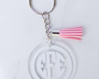 Monogram Keychain || Keychain || Personalized Keychain