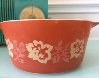 Pyrex Terra Cotta Rose