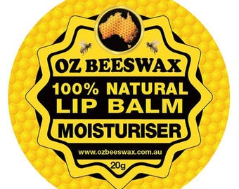 Oz Beeswax 100% Natural Lip Balm
