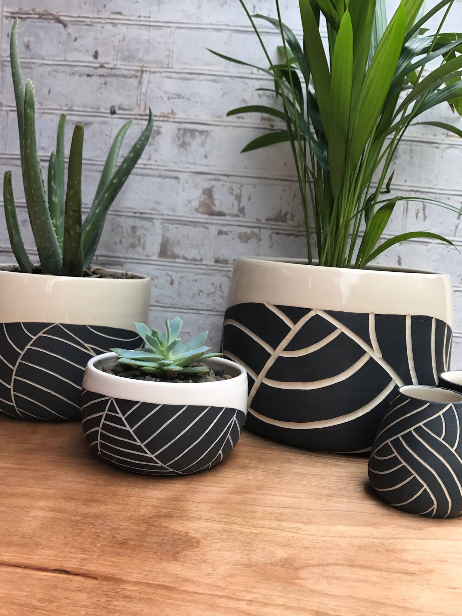 Modern ceramic container made to order large pottery vase