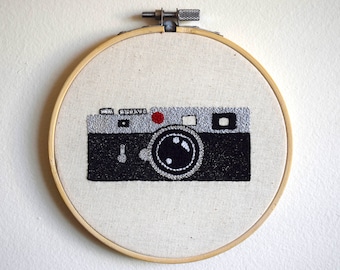 Leica Camera Embroidery Hoop