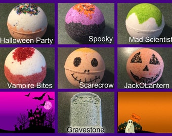 Halloween Bath Bombs
