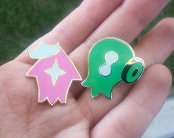 splatoon marina pearl fiti moana prop te cosplay heart pins enamel hard resin replica