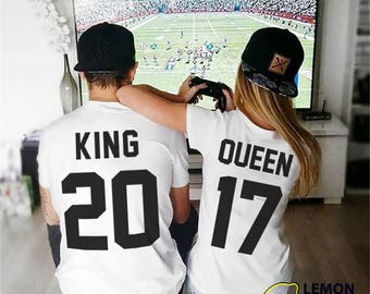 Any number, Price for 1 T-shirt, King Queen T-shirt, Matching Shirts, King and Queen, Family shirts