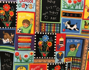 thumbnail interactive-video image 1 of Back To School Chalkboard Fall House Flag – ABCs & Numbers Design – 28x40 Polyester By Briarwood Lane 1 of 5