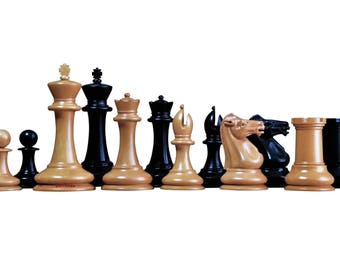 Antique Leuchars Overstamped Chess Pieces