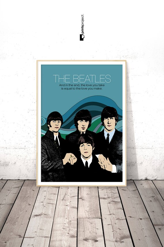 The Beatles The Beatles Poster Music Poster Beatles Prints