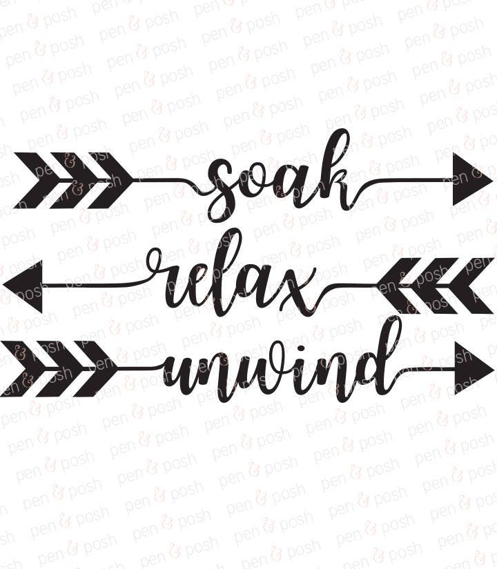 Bath SVG Arrows Bathroom Printable Bathroom Decor