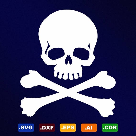 Skull Crossbones Svg Dxf Eps Ai Cdr Vector Files For Silhouette Cricut Cutting Plotter Skull Crossbones Svg Dxf Eps Ai Cdr Vector Files For Silhouette Cricut Cutting Plotter