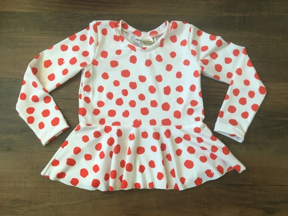 christmas peplum top baby peplum top long sleeve peplum top