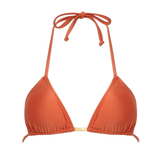 Bright Orange Bikini Top
