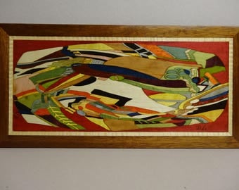 WAVE INLAY Panel 44 X 22 abstract 1