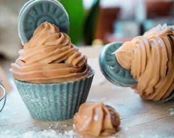 SOAP CupCake - Chocolate-vanilla or coconut Amande - (organic, Vegan, Eco-friendly)