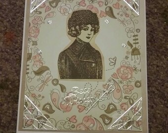 Vintage best wishes card