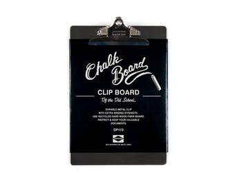 Chalk Clipboard, Chalkboard, Chalk Board, Kitchen Chalkboard, Blackboard, Kitchen Memo Board, Wedding Menu board, Message Board, A4 Size