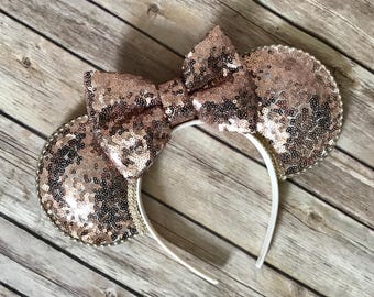 Rose Gold Mouse Ears