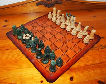 Leather Chess Board 