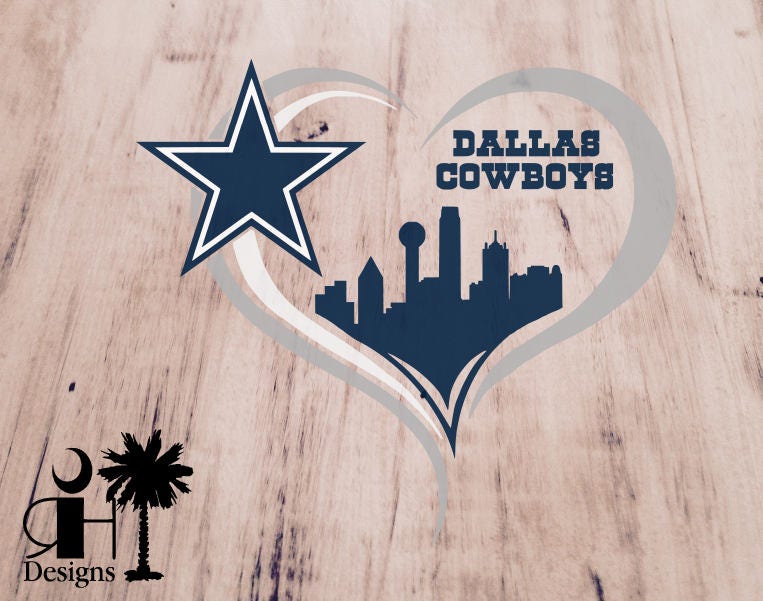 Cowboys Skyline SVG