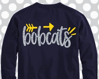 Bobcats svg, SVG, DxF, EpS, Cut file, arrow svg, Bobcats, shortsandlemons, SVG Sayings, football svg, football sister svg, football mom svg