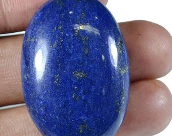 50 % ON SALE Super Natural Lapis Lazuli Oval 77 Cts. Cabochon loose semi precious gemstone cabochon 35x23x6 mm Wholesale Gemstone