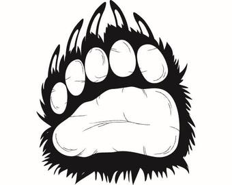 Grizzly bear paw | Etsy