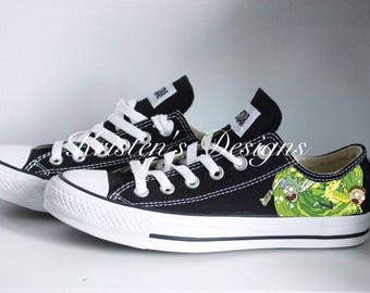 Rick and morty shoes | Etsy