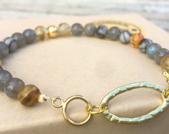 Gold and Beaded bracelet