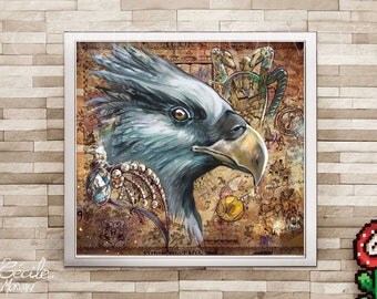 Limited edition poster Hippogriff