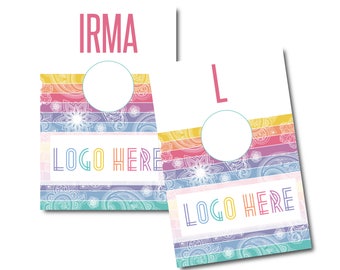 Hanging Rack Dividers Style Cards Size Cards 4x6 Marketing Material Digital Files