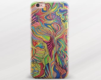 Psychedelic iPhone Case iPhone 6 Cover iPhone 6s Case iPhone 6 Plus Case Samsung Galaxy S5 Tumblr Case iPhone 5 Case iPhone SE Cover