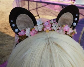 Deer costume headband and tail set