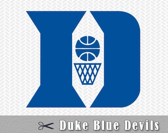 Duke Blue Devils Layered SVG PNG logo Vector Cut File Silhouette Studio Cricut Design Template Stencil Vinyl Decal Tshirt Transfer Iron on