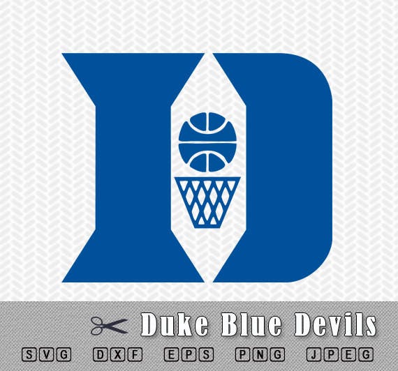 Duke Blue Devils Layered SVG PNG Logo Vector Cut File