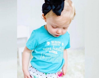 More Beautiful, confidence and strength, feminism, feminist, girl power, the future is female, shirt for girls, girl tees, cute t-shirts.