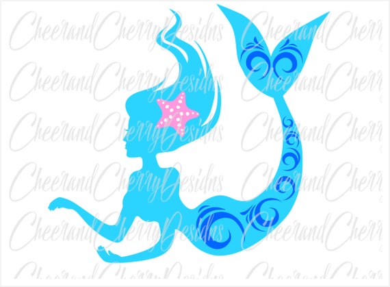 Download Mermaid svg Mermaid cut file Mermaid DXF Mermaid vinyl Mermaid