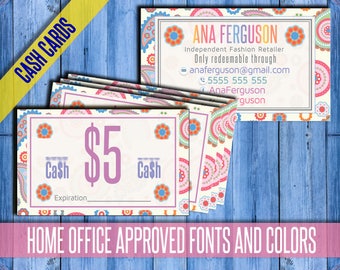 Cash Customer Coupon - Cash Coupon - Customer Gift Certificate - PERSONALIZED; Digital Download!
