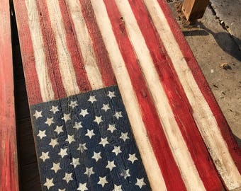 Rustic American Flag Wall Decor Rustic American Flag Wall Decor
