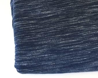 Knit Fabric, Jersey Knit Fabric, Fabric by the Yard, Stretch Fabric, Jersey Fabric - Heather Blue