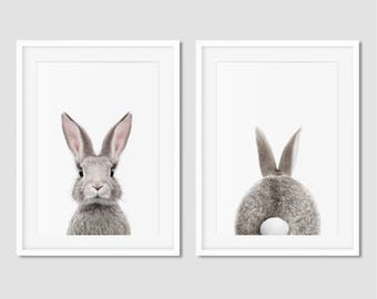 Bunny print | Etsy