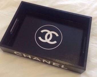 Chanel tray - All black